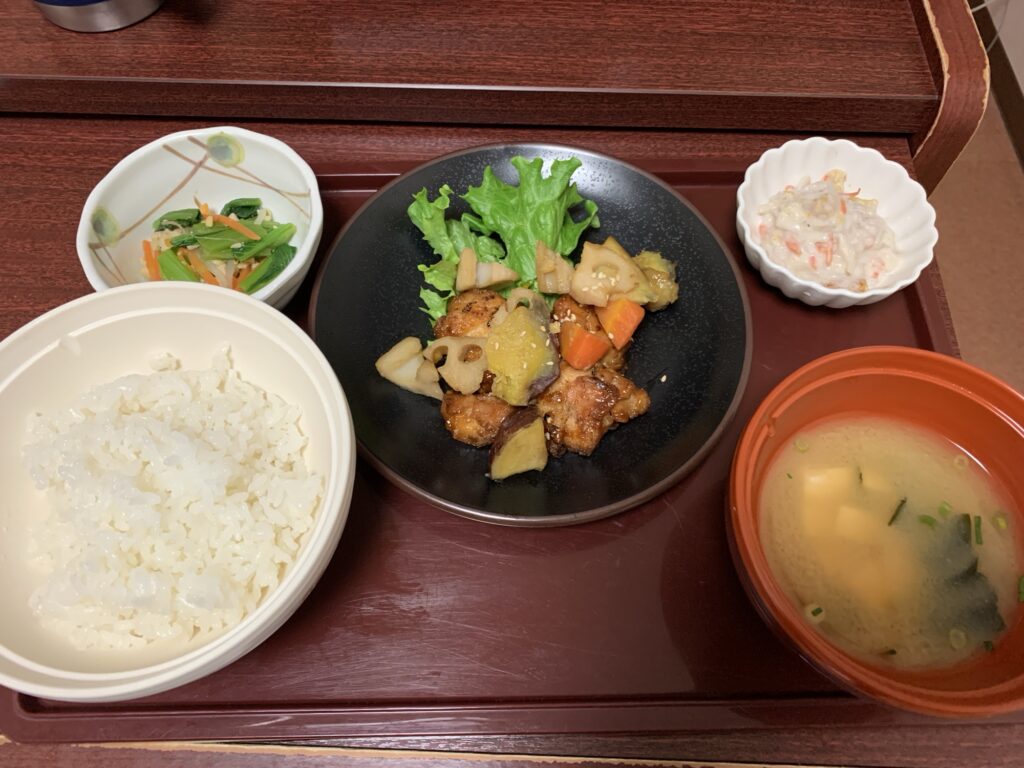 陣痛の合間に食べた夕食